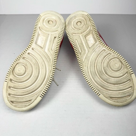 Nike Air Force 1 Shadow 'Cracked Leather' Basketball Sneaker Red/White/Blue W 8 - Picture 8 of 10